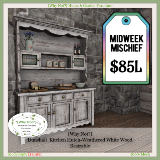 {Why Not_} Dunshalt Kitchen Hutch-Weathered White Wood Ad (3)