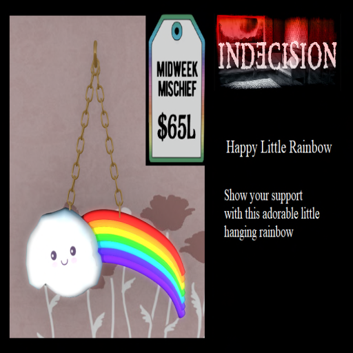 Indesision happy little rainbow -