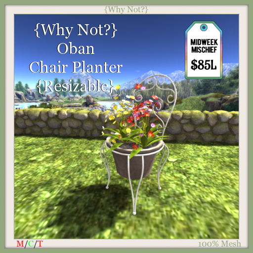 {Why Not_} Oban Chair Planter {Resizable} Ad