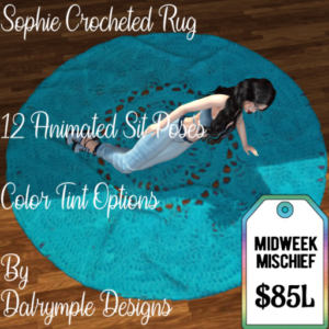 5 Dalrymple Sophie Crochet Rug Ad 85L -