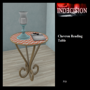 Indecision - Chevron Reading Table