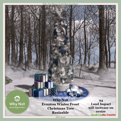 Why Not Evanton Winter Frost Christmas Tree-Resizable Ad