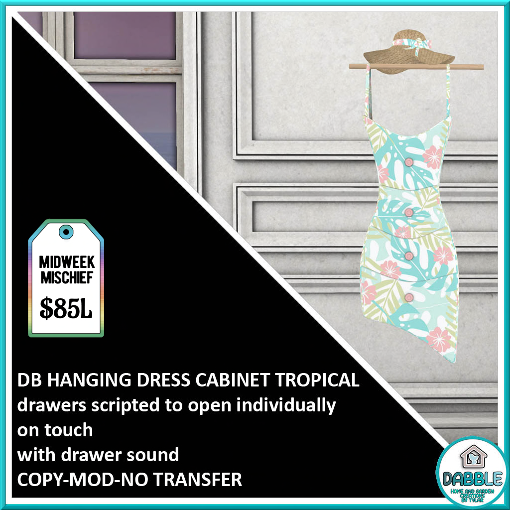 DB HANGING DRESS CABINET TROPICAL ad -