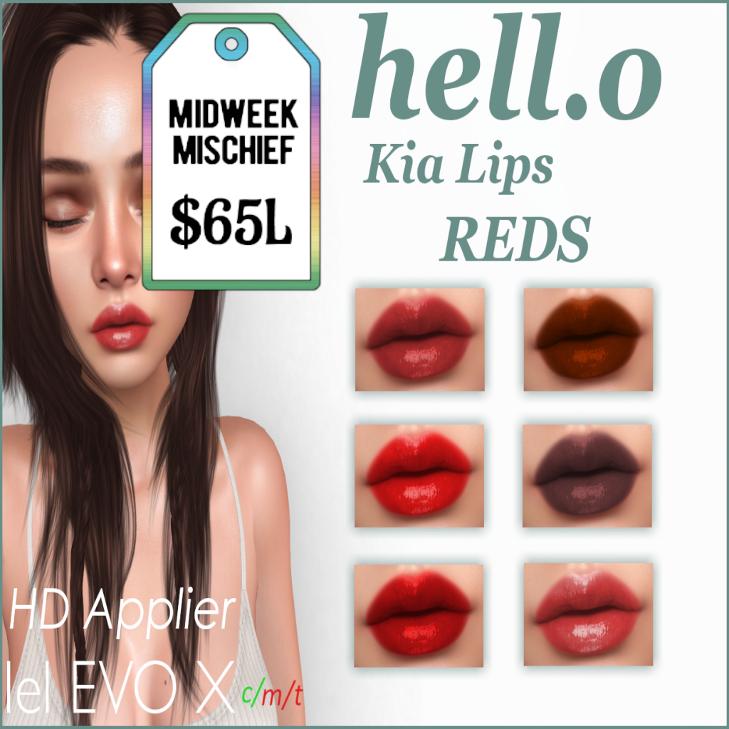 HellO Kia Lips - REDS MM