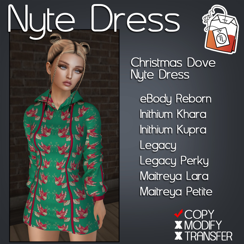 Tea Lane - Christmas Dove Nyte Dress Ad