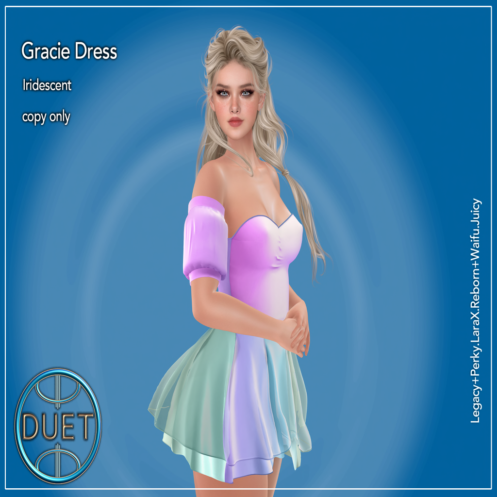 Duet Gracie Dress Iridescent Vendor Duet Gracie Dress Iridescent Vendor