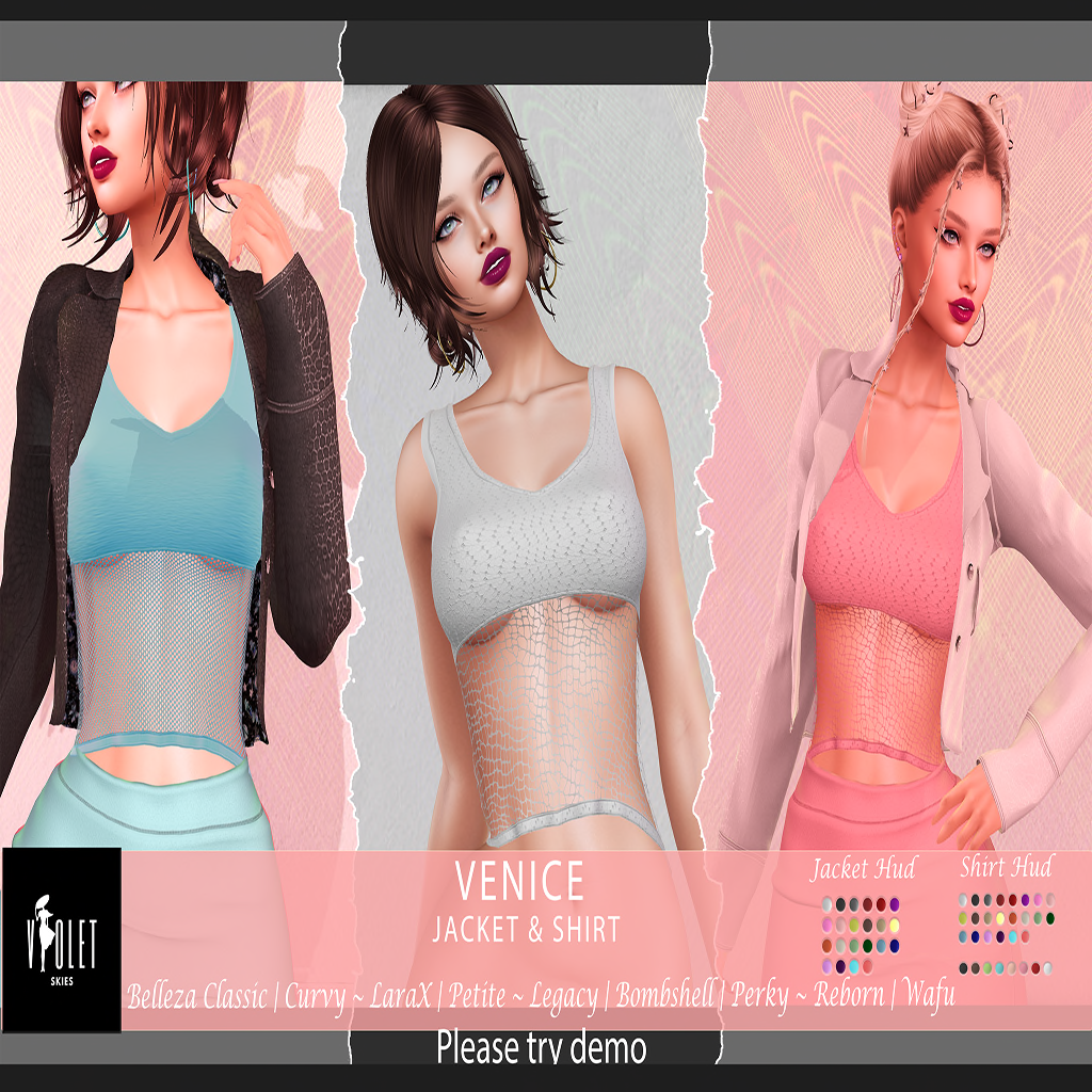 Violet Skies - Venice Jacket & Shirt Violet Skies - Venice Jacket & Shirt