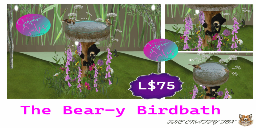 The Bear-y Birdbath