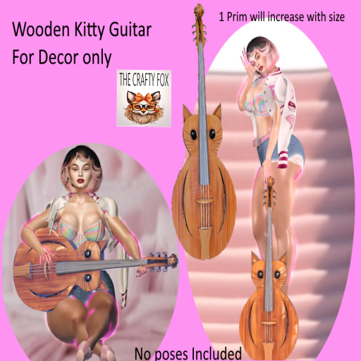 Wooden Kitty Guitar Wooden Kitty Guitar